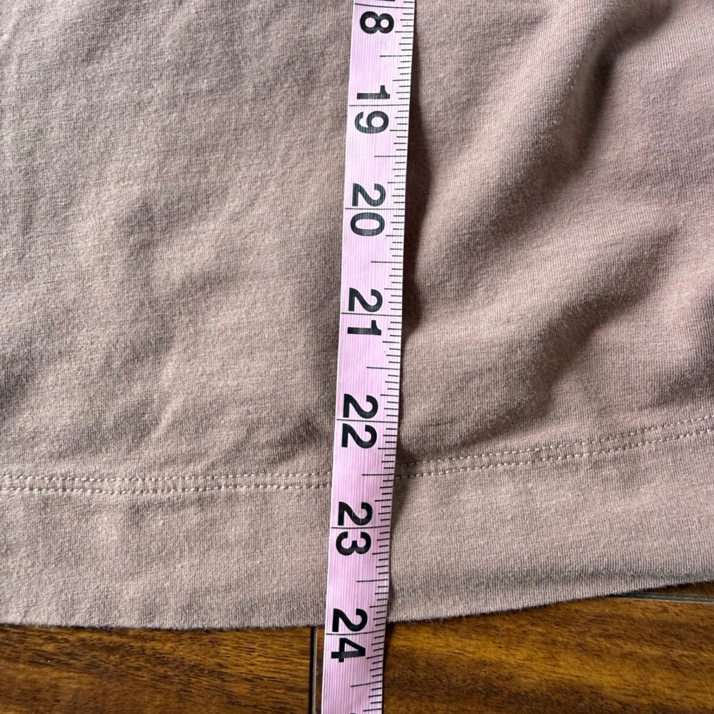 Athleta Outbound Scoop Tee Mauve Brown Short Sleeve Top XL Womens Activewear - Picture 9 of 9